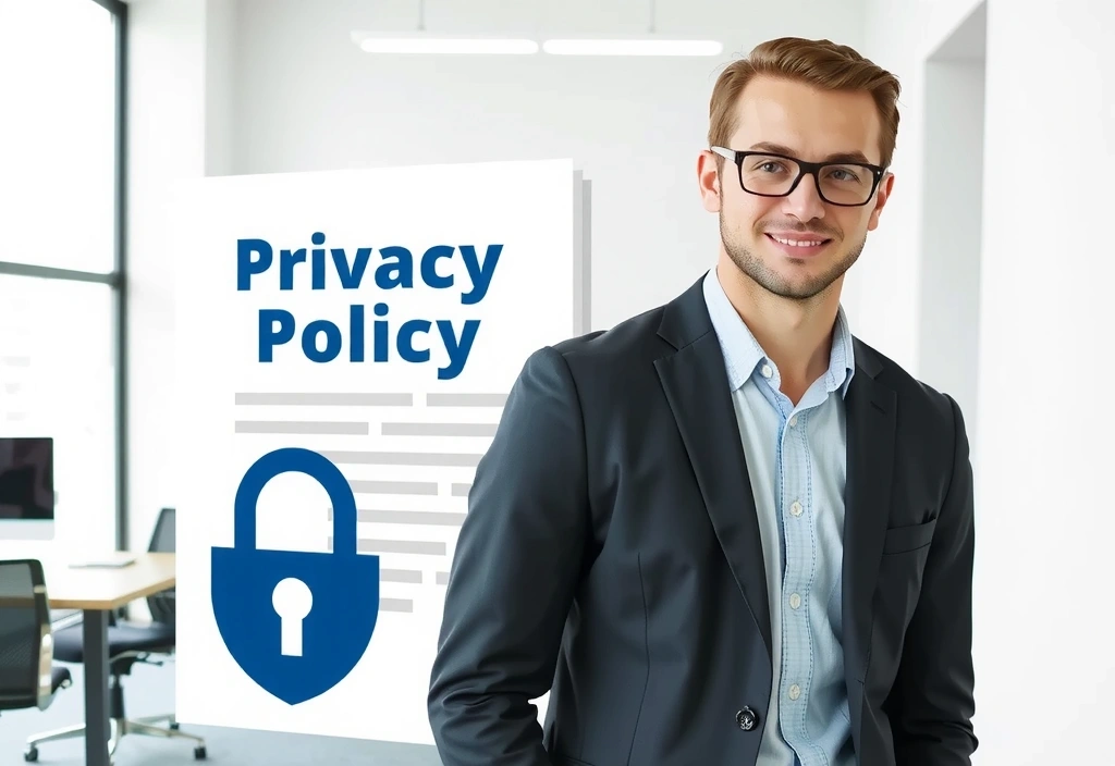 Illustration eines Datenschutzbeauftragten oder Beraters